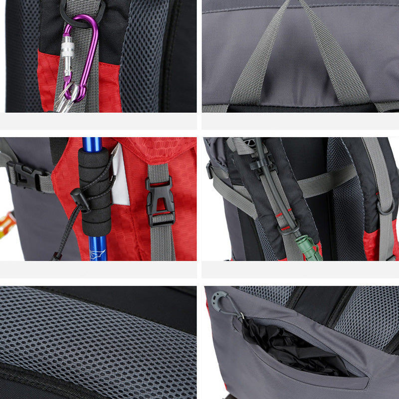 Hiking Backpack 60L  Waterproof Trekking Rucksack With Rain Cover - Product detail 4