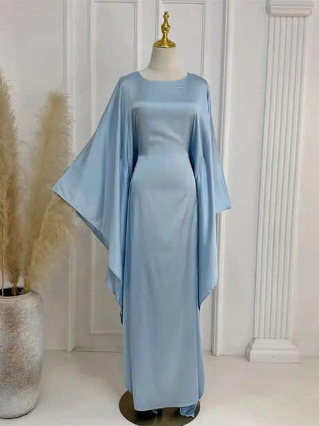 Elegant Maxi Dress  Flowing Cloak Sleeves Design - Product detail 10