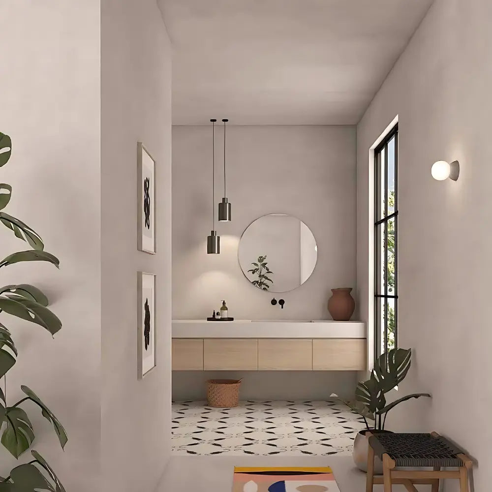 Modern Wall Light  Minimalist Globe Sconce Design - Product example