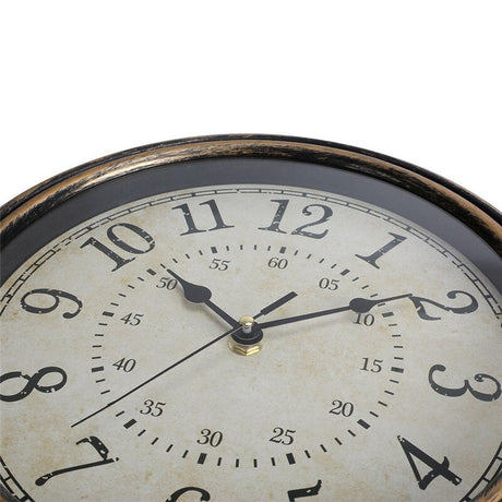 Vintage Wall Clock  Antique Bronze Frame Design - Product detail 5