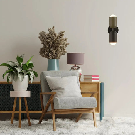 Modern Wall Sconce  Dual-Head Green Black Design - Product detail 8