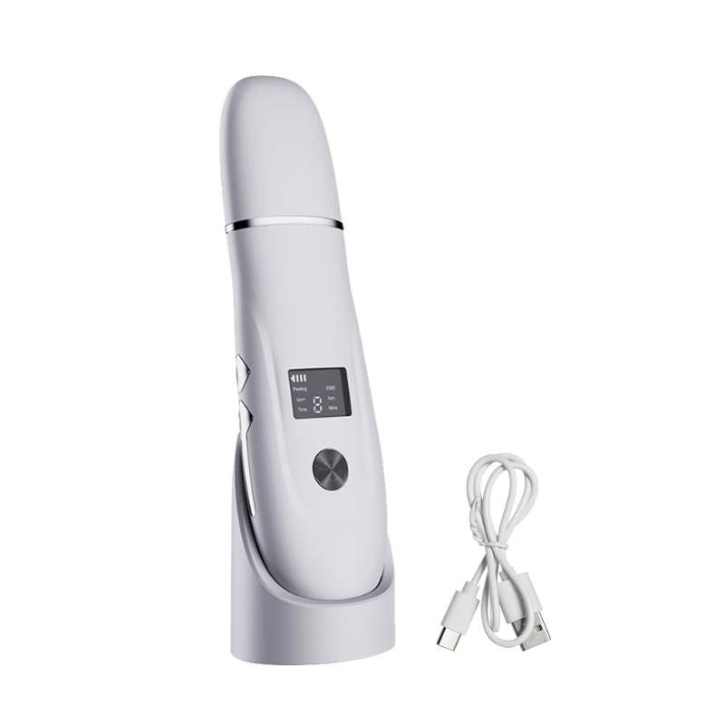 Ultrasonic Facial Exfoliator  Digital LED Display with EMS Technology - Product showcase