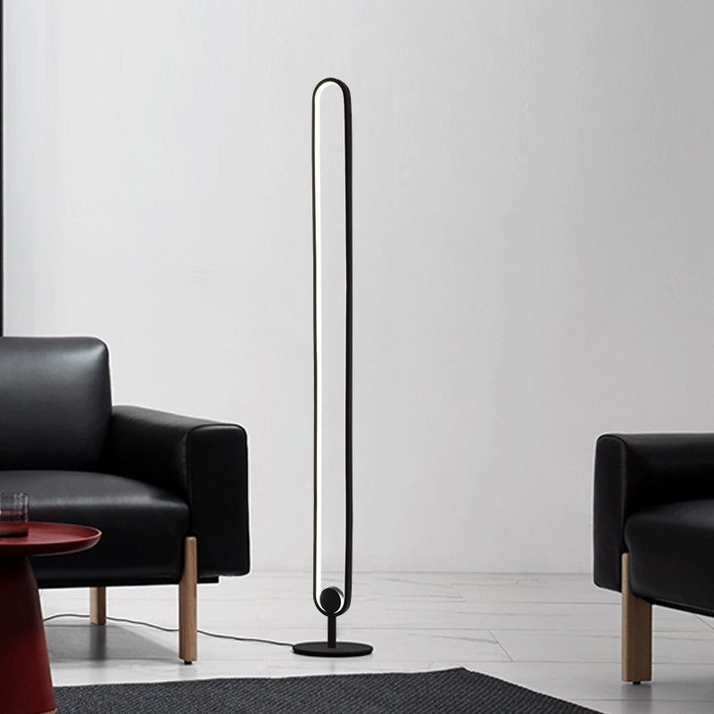 LED Floor Lamp  Slim Aluminum Design with Dimmable Light - Product detail 4