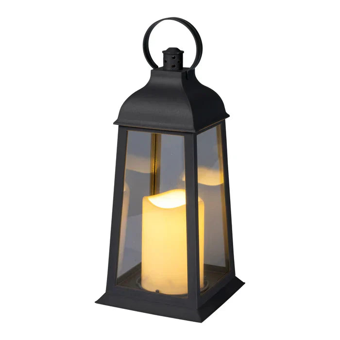 Outdoor LED Lanterns  Glass Panel Flickering Flame Design - Product example