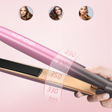 Professional Hair Straightener  Titanium Plates With Rose Gold Finish - Detailed view