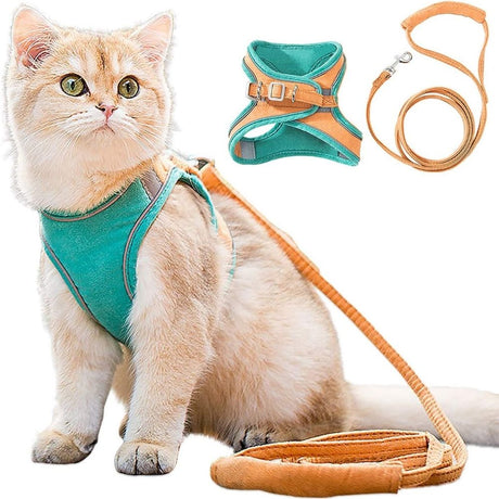 Cat Harness And Leash Set  Escape-Proof Adjustable Design - Product showcase