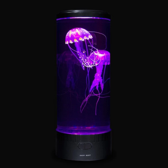 LED Jellyfish Night Light  Color Changing Mood Lamp - Detailed view