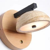 Modern Wall Sconce  Concrete Dome Metal Base - Product detail 5
