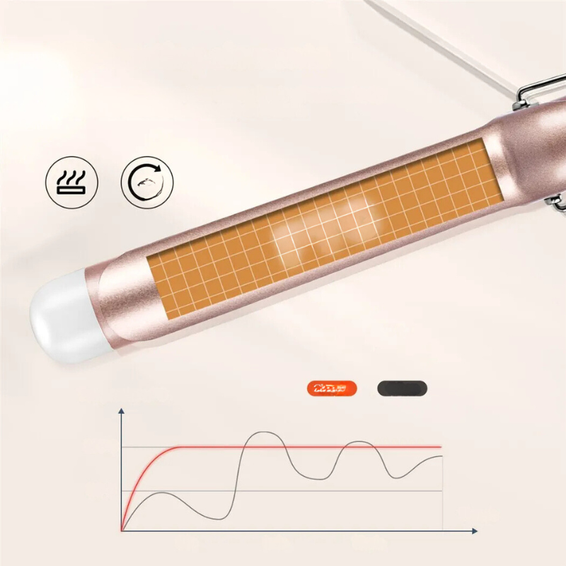 Professional Ceramic Curling Iron  Digital Temperature Control - Product example