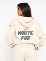 Womens Lounge Set  Pink Cotton Blend Hoodie and Joggers - Product example