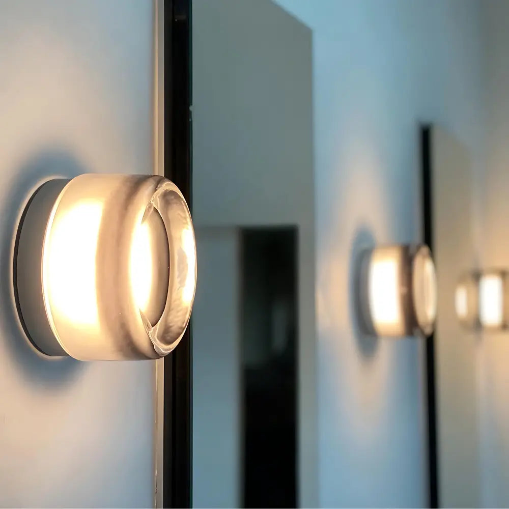 Modern Wall Sconce  Metallic Ring Design - Product example