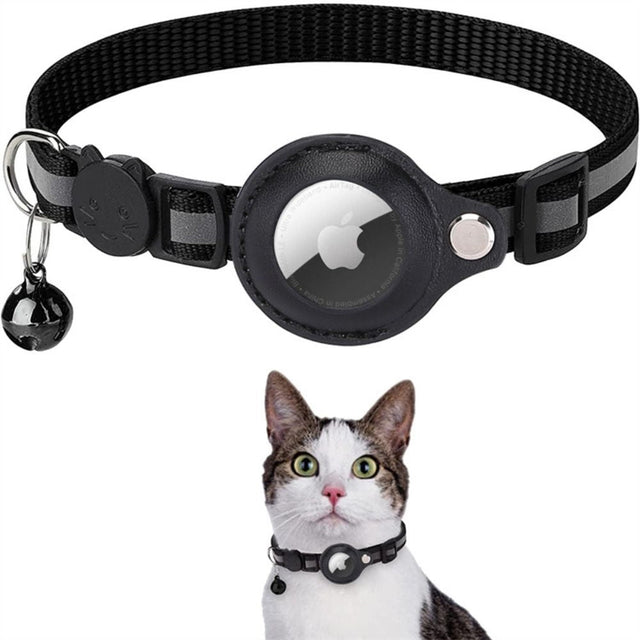 Smart Pet Collar  GPS Tracker Holder With Reflective Safety Band - Product showcase