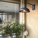 Industrial Wall Light  Black Metal Barn Shade - Product detail 5