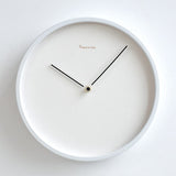 Minimalist Wall Clock  Nordic White Wood Design - Product detail 6