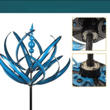Metal Wind Spinner  Red Garden Kinetic Sculpture - Product detail 6