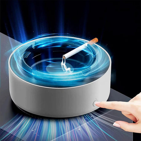Smart Air Purifier Ashtray  Multi-Layer Smoke Filtration System - Product showcase