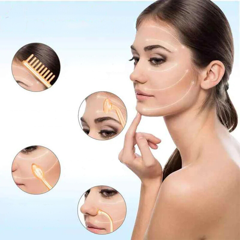 High Frequency Facial Wand  Professional Skincare Device With 4 Electrodes - Product detail 4