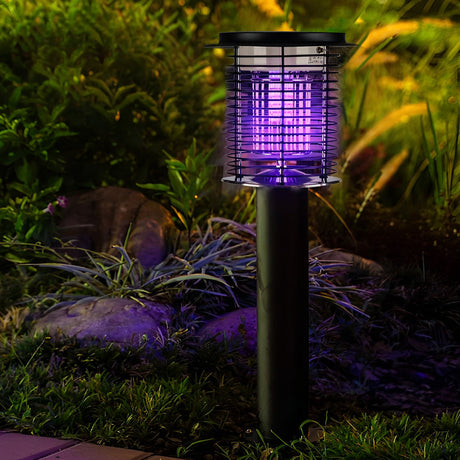 Outdoor Mosquito Killer Lamp  Solar LED Bug Zapper with Dual Charging - Product showcase