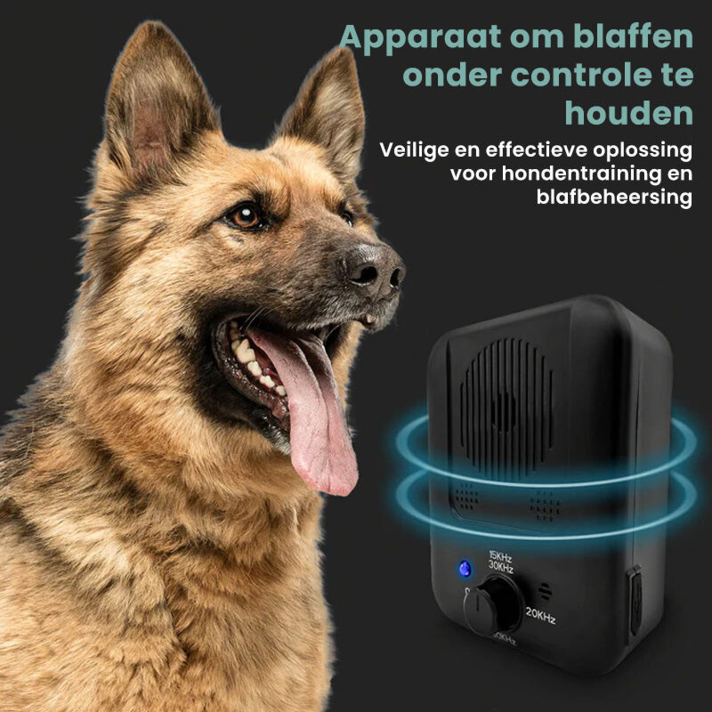 Ultrasonic Dog Bark Control  15-Meter Range Waterproof Device - Product example
