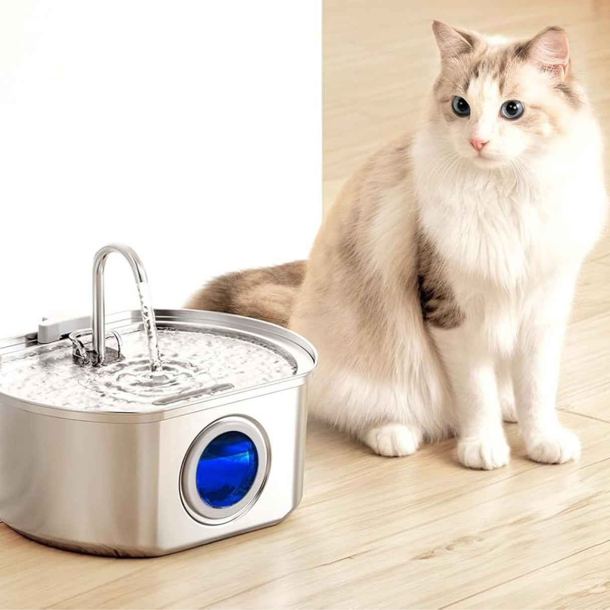 Pet Water Fountain  LED Indicator Stainless Steel Design - Product detail 20