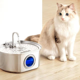 Pet Water Fountain  LED Indicator Stainless Steel Design - Product detail 20