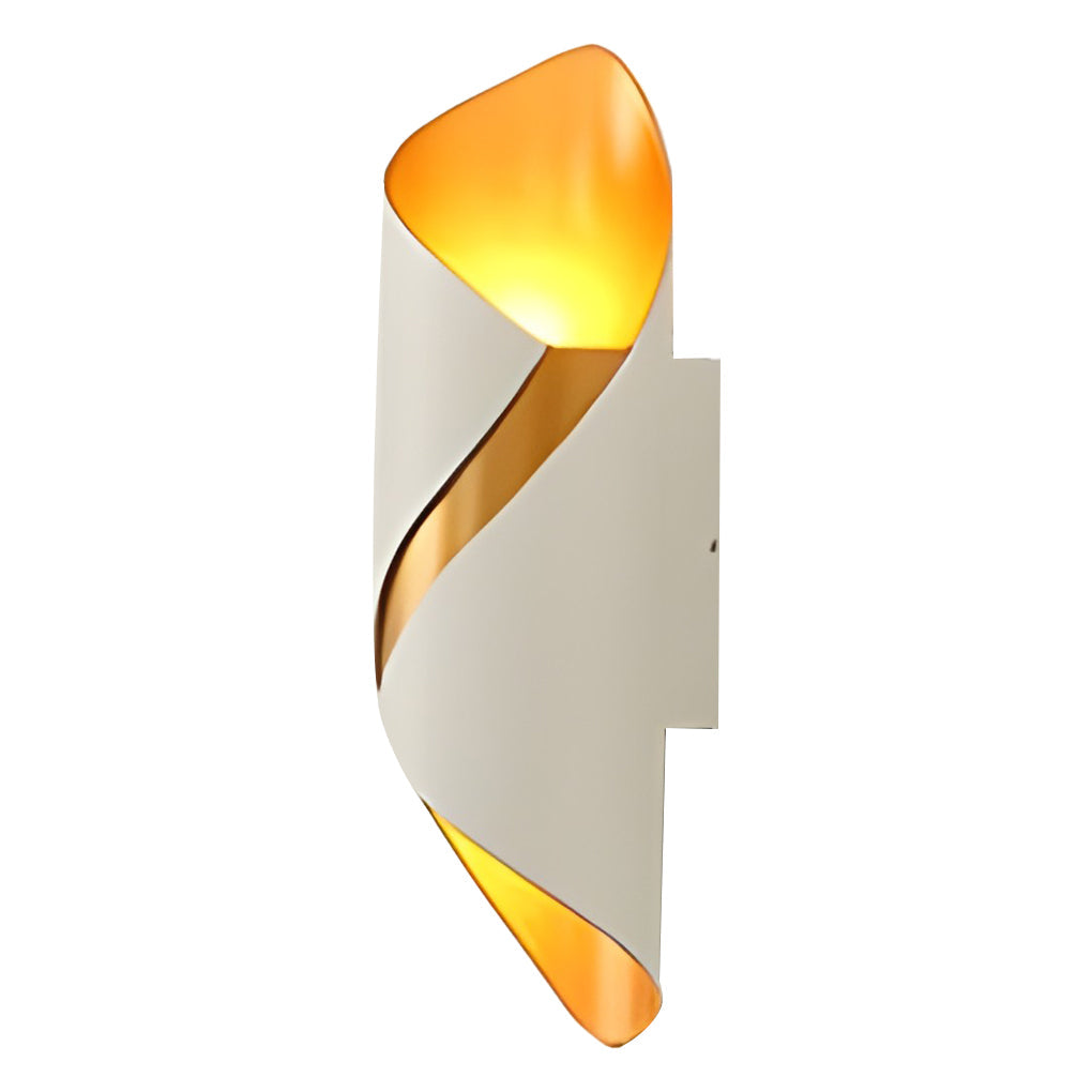Modern Outdoor Wall Light  Spiral Black Metal Sconce - Product detail 5