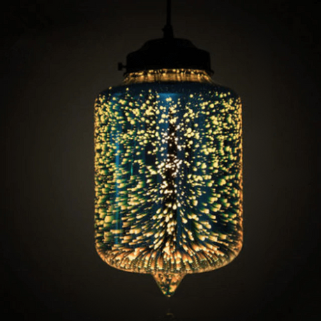 Modern Glass Pendant Light  3D Starlight Effect - Product detail 9