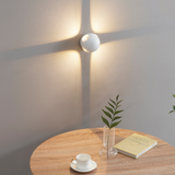 Modern LED Wall Light  Cross Beam Effect White Aluminum - Product detail 5