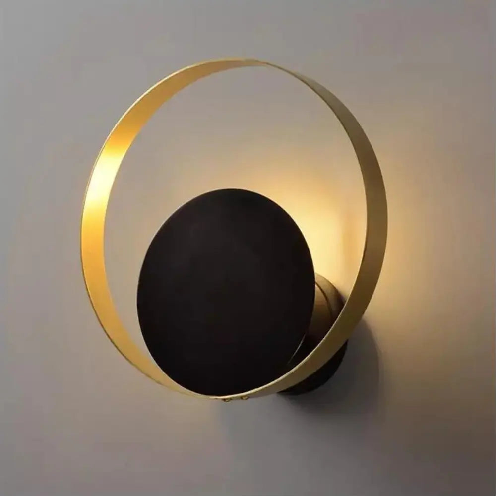 Modern Wall Light  Circular Ring LED Design - Detailed view