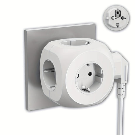Smart Power Socket Cube  5-Port Electric Outlet Extension - Product showcase