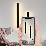 Modern LED Wall Light  Black Metal 80cm Linear Design - Product detail 24
