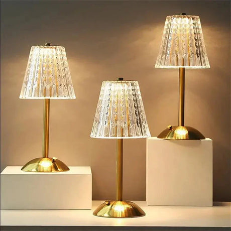 Crystal Table Lamp  Touch Control LED Lighting - Product detail 8