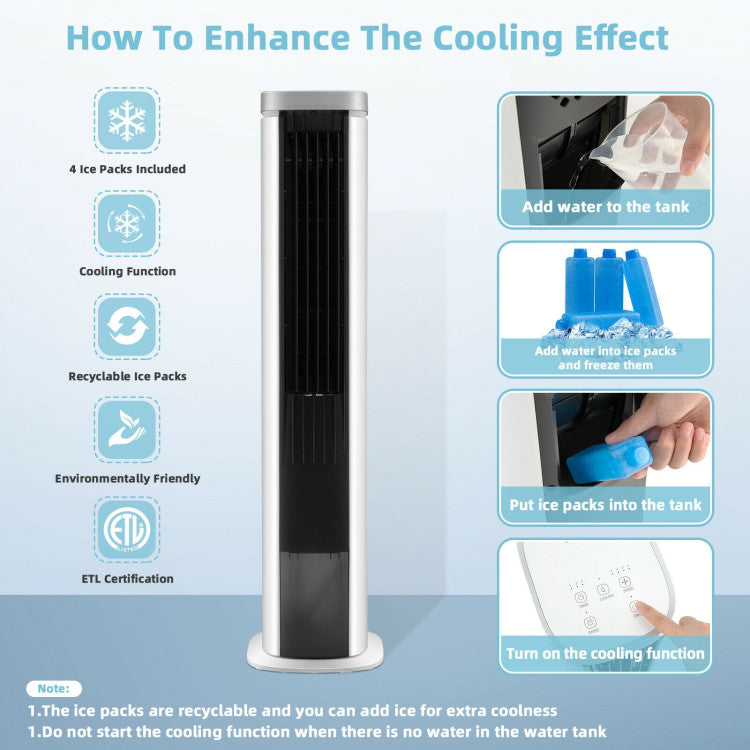 Tower Air Cooler  3-in-1 Evaporative Cooling System - Product detail 8