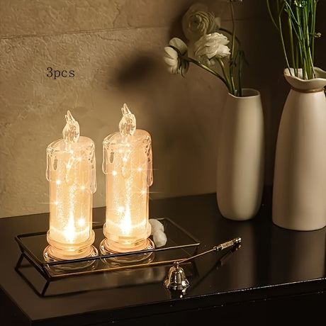 LED Flameless Candles  Warm White Ambient Light Set - Product detail 6