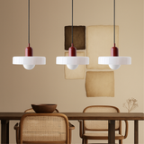 Modern Pendant Light  Triple Glass Shade Bauhaus Design - Product detail 4