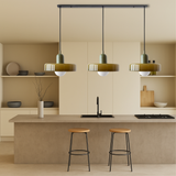 Modern Pendant Light  Triple Glass Shade Bauhaus Design - Product detail 7