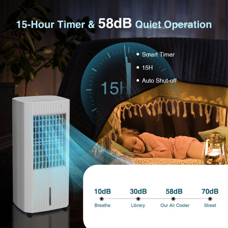 Portable Evaporative Air Cooler  3-in-1 Cooling System With Remote Control - Product detail 5
