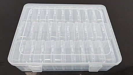 Craft Storage Organizer  30 Clear Compartment Box Set - Product detail 4