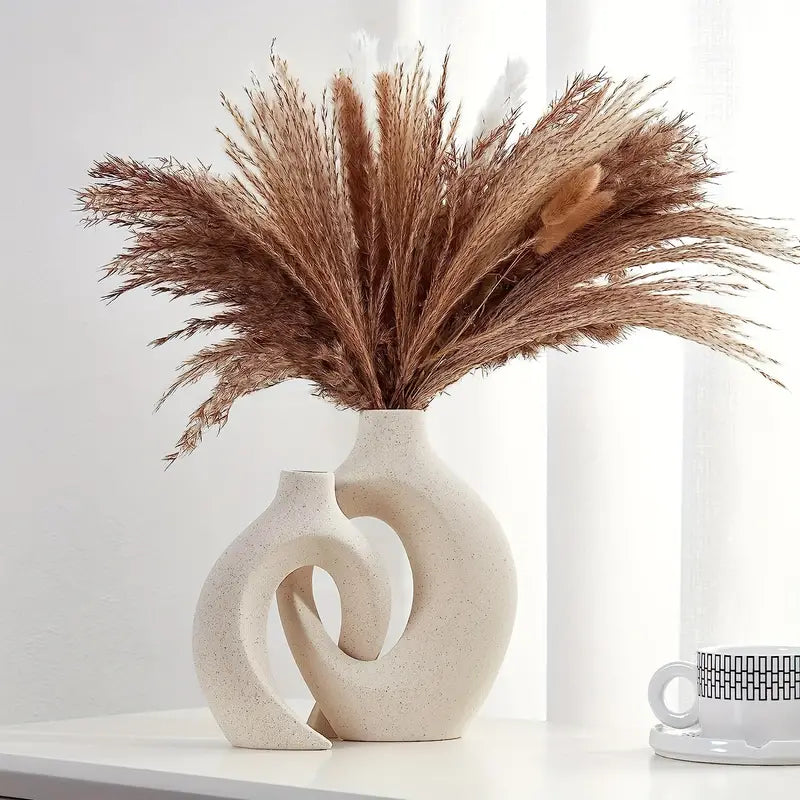 Modern Ceramic Vase  Minimalist Sculptural Design - Product detail 6