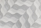 Abstract Mural Wallpaper | Wavy Geometric Grey Design