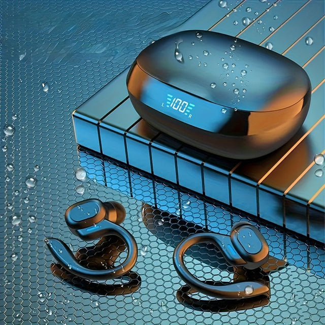 Sport Wireless Earbuds  Waterproof IPX7 Touch Control - Product showcase
