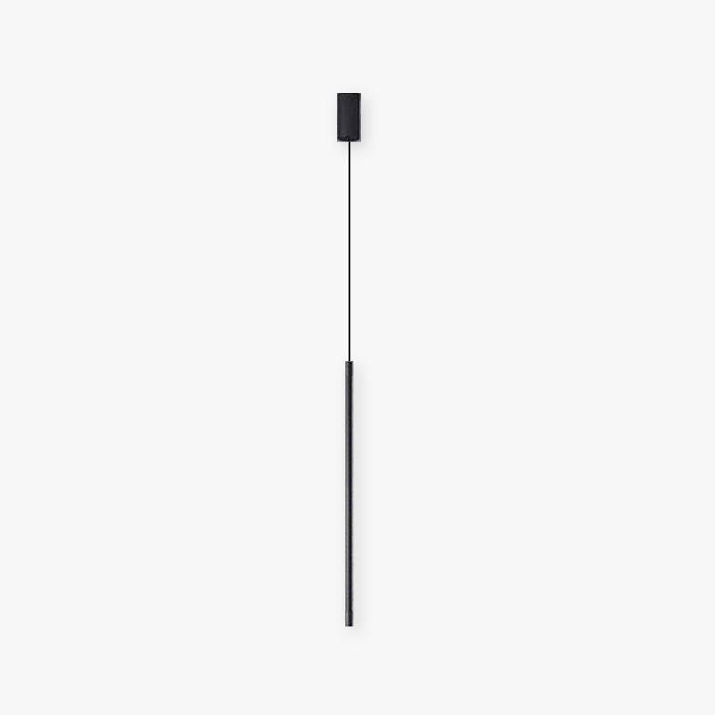Modern LED Pendant Light  Linear Beam Black Design - Product showcase