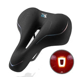 Ergonomic Bicycle Saddle  Wide Comfort Design With LED Light - Product showcase