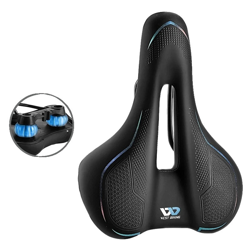 Ergonomic Bike Saddle  High Elastic Shock Absorbing Design - Product showcase
