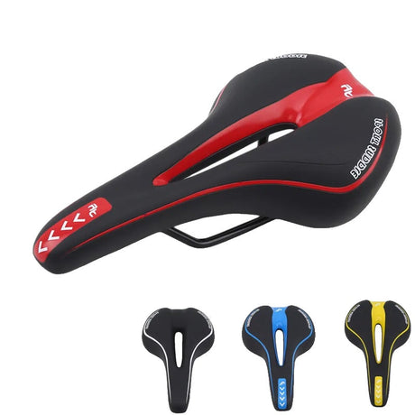 Ergonomic Bike Saddle  Gel Cushioned Ventilated Design - Product showcase