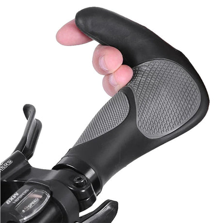 Ergonomic Mountain Bike Grips  Anti-Slip Rubber Design With Palm Support - Product showcase
