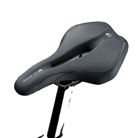 Ergonomic Bike Saddle  Shockproof Leather Cushion Design - Product showcase