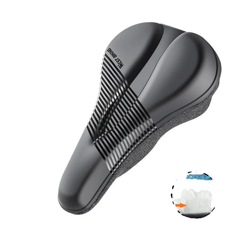 Ergonomic Bicycle Saddle  Memory Foam Shock Absorption Design - Product showcase
