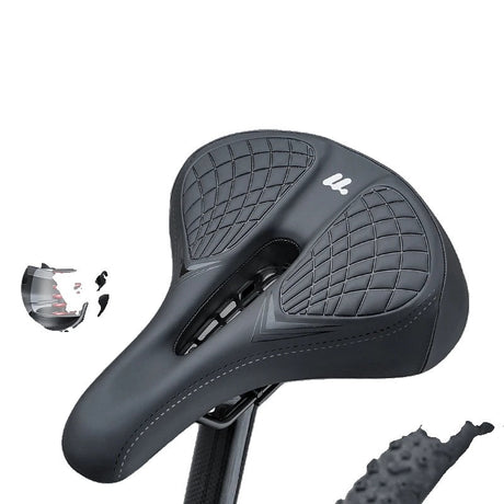 Ergonomic Bicycle Saddle  Hollow Core Shock-Absorbing Design - Product showcase
