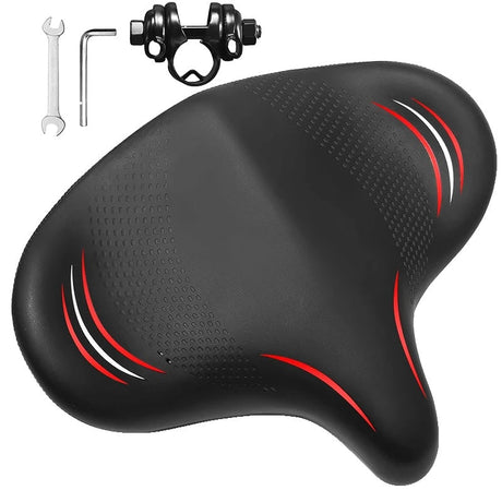 Ergonomic Bike Saddle  Wide Comfort Design With Shock Absorption - Product detail 6